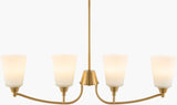 Yueva Iron Chandelier, Electroplated Metallic Brass (YUEV-074)
