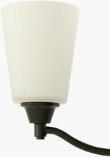 Yueva Iron Chandelier, Powder Coated Black (YUEV-077)