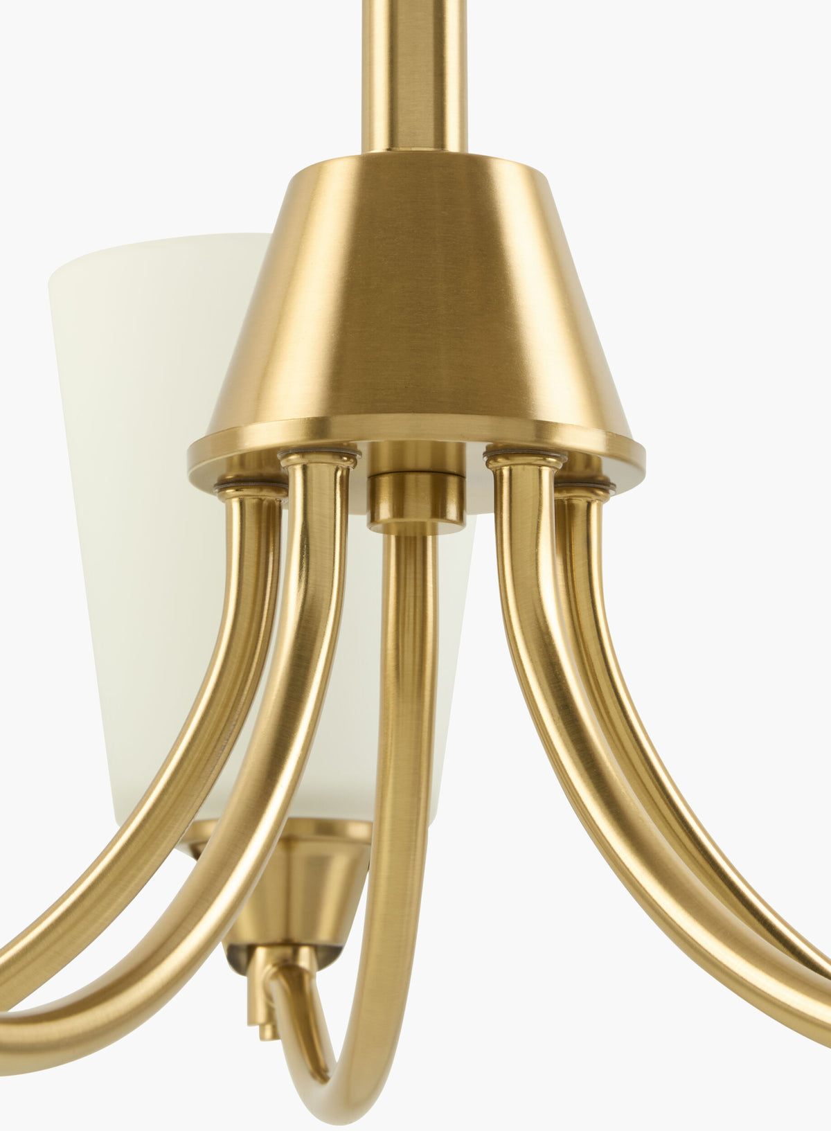 Yueva Iron Chandelier, Electroplated Metallic Brass (YUEV-078)