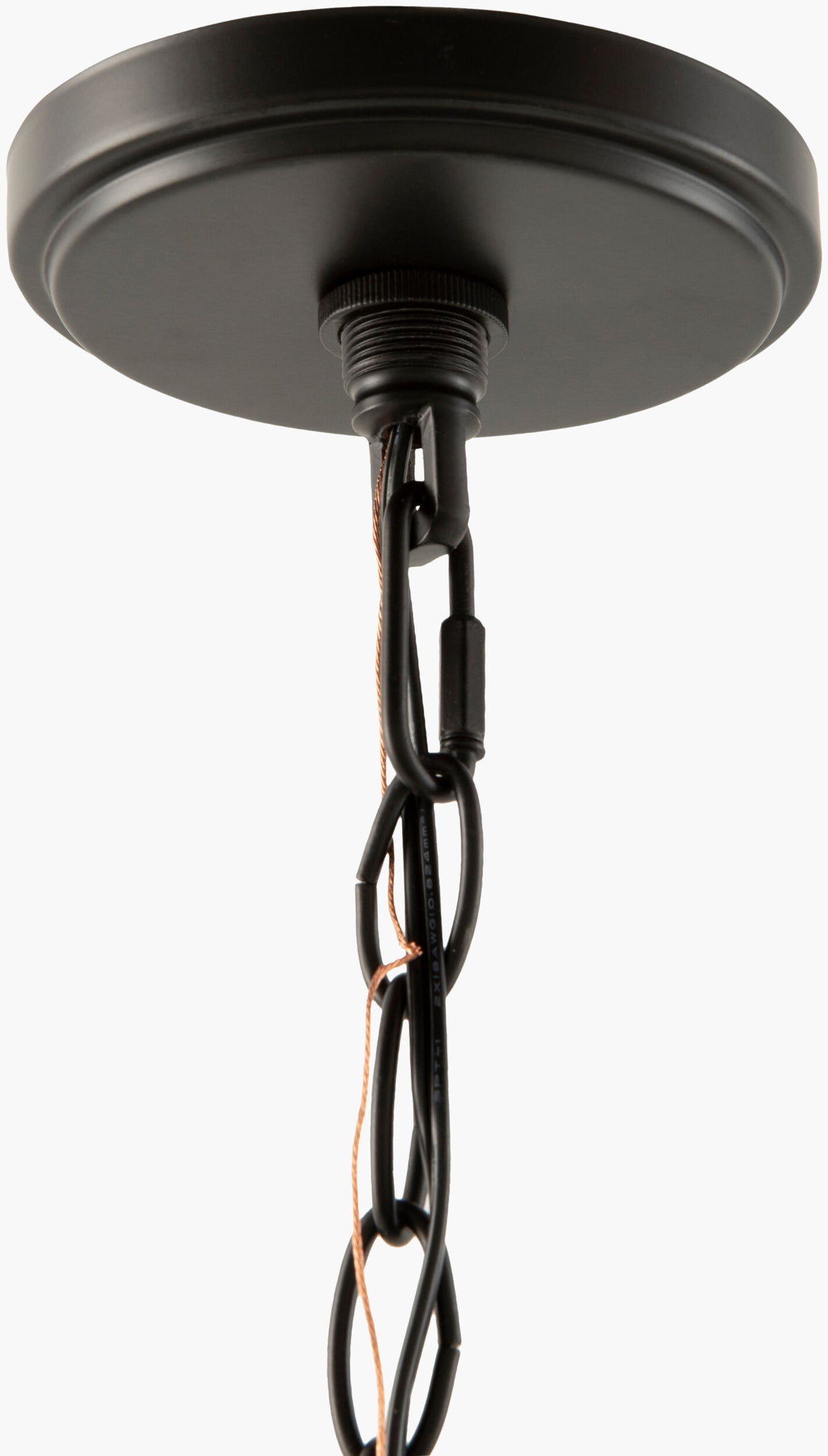 Yueva Iron Chandelier, Powder Coated Black (YUEV-083)