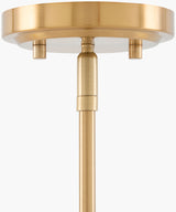 Yueva Iron Pendant Light, Electroplated Metallic Brass (YUEV-092)