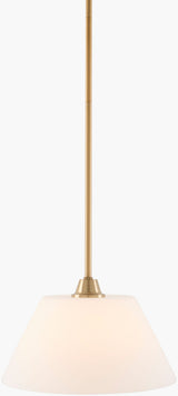 Yueva Iron Pendant Light, Electroplated Metallic Brass (YUEV-092)