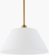 Yueva Iron Pendant Light, Electroplated Metallic Brass (YUEV-092)