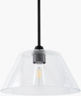 Yueva Iron Pendant Light, Powder Coated Black