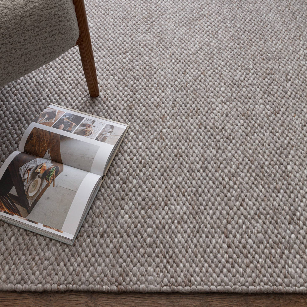 Zander Rug styled in a living room