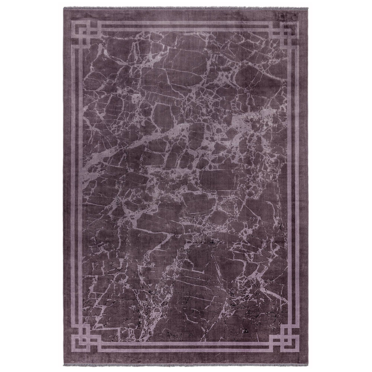 Zehraya Rug - ZE01 Purple Border