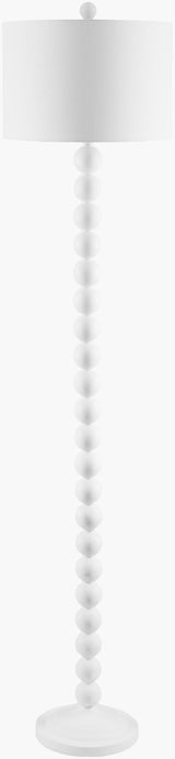 Zelda 68" Resin Floor Lamp, Painted White