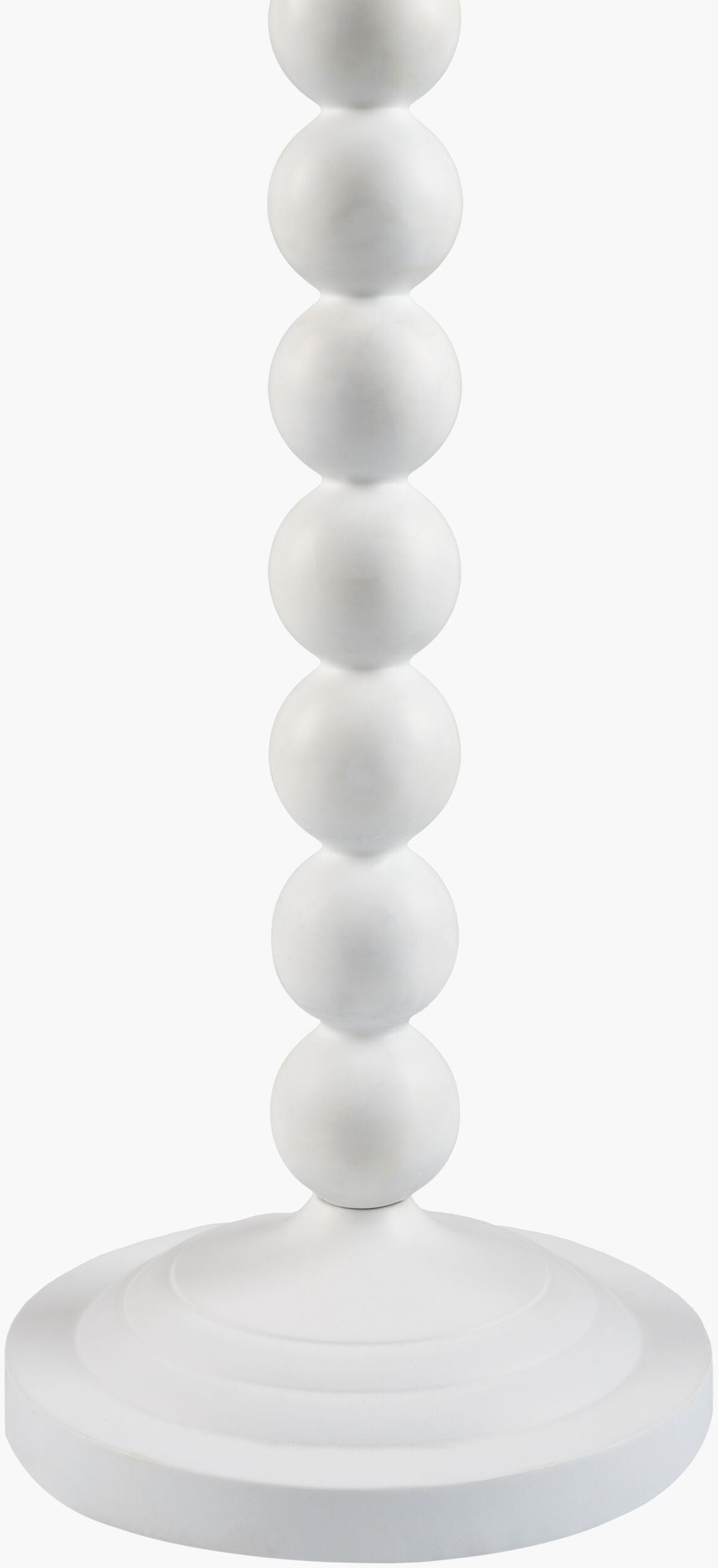 Zelda 68" Resin Floor Lamp, Painted White