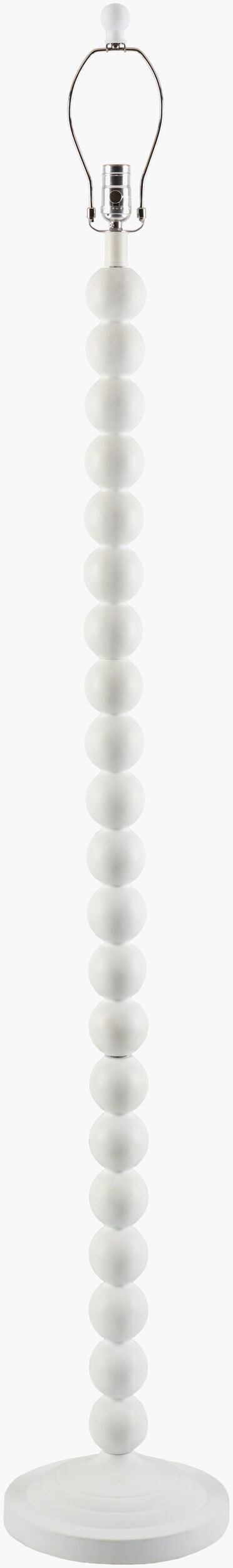 Zelda 68" Resin Floor Lamp, Painted White