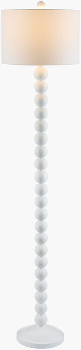 Zelda 68" Resin Floor Lamp, Painted White