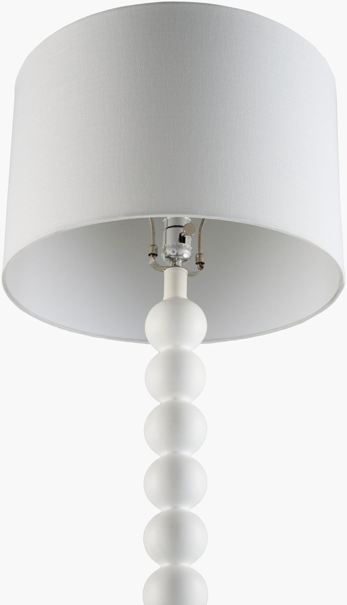 Zelda 68" Resin Floor Lamp, Painted White