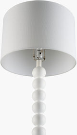 Zelda 68" Resin Floor Lamp, Painted White