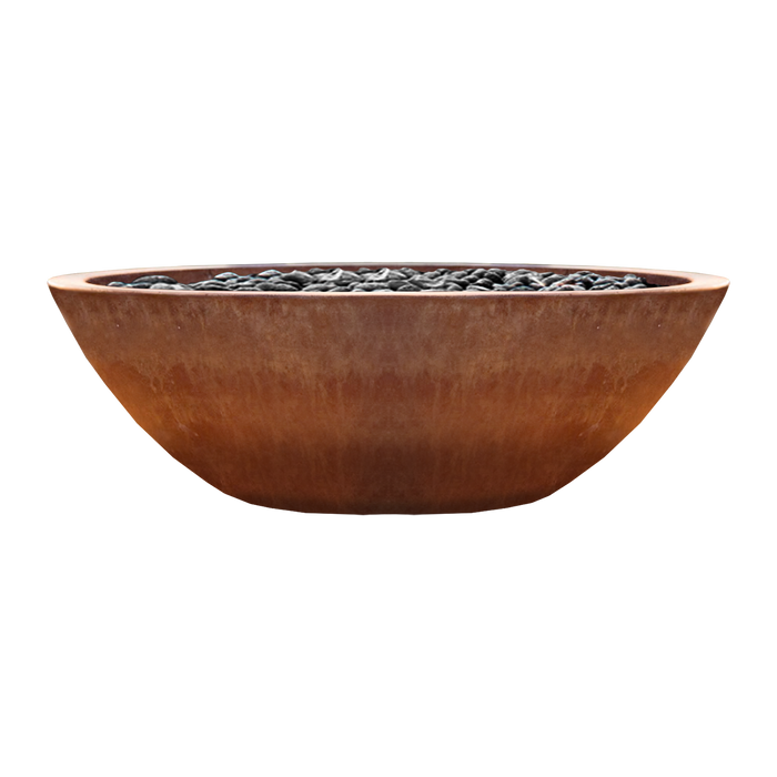 Fire by Design Zen Round Concrete Gas Fire Bowl