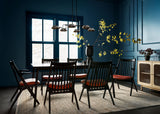 Mandoza Iron Chandelier, Painted Black