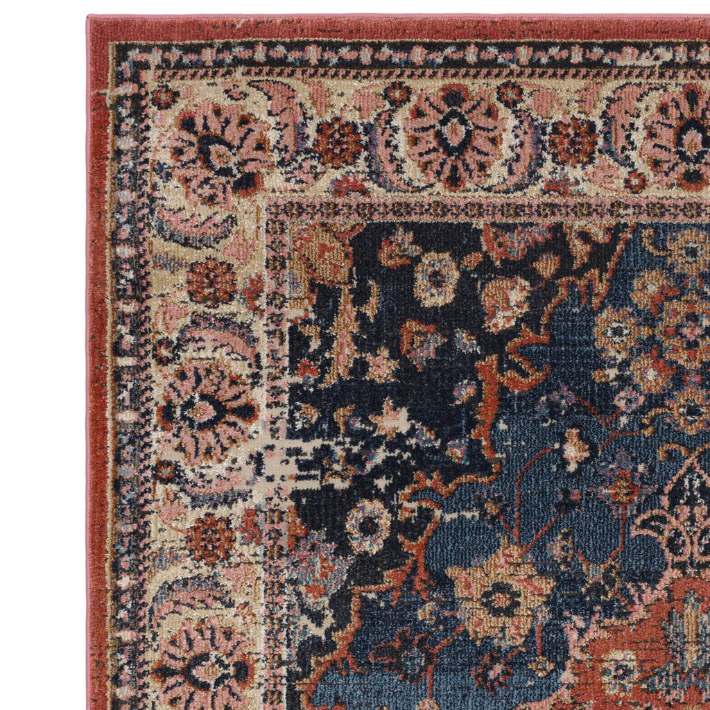 Zola Rug styled in a living room